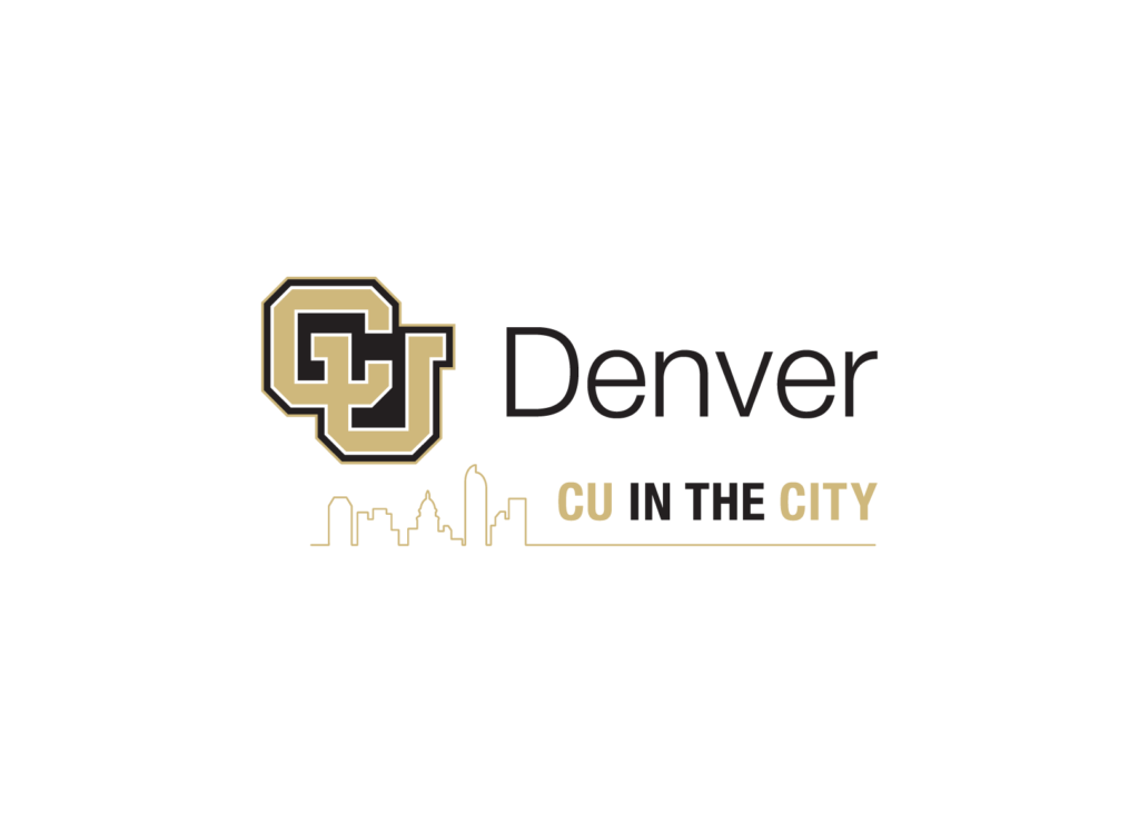CU Denver Logo, the campus is located in downtown Denver and the logo includes a cityscape in the background. Skills, Development and Curriculum